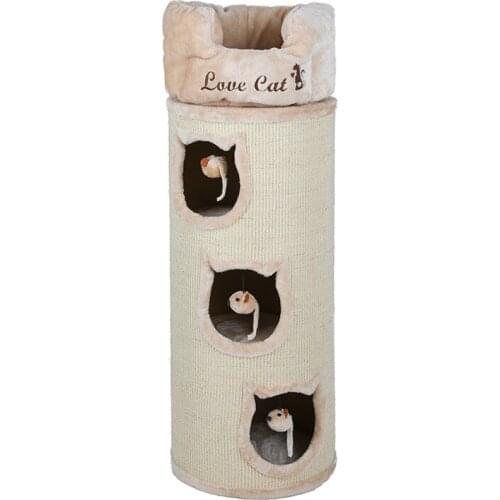 Stable Cat Climbing Frame Litter Wear-resistant Cat Tree Cat Frame Cat House Sisal Bucket Multi-layer Cat Villa Cat Supplies Toy