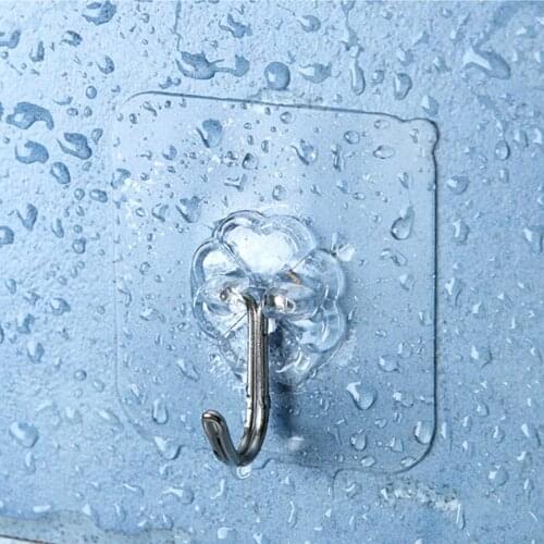 Hanger,Wall Hooks Strong Transparent Suction Cup Sucker Hanger for Kitchen Bathroom Key Holder Wall Hook Storage Hangers Mutfak