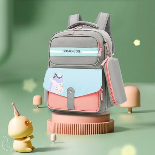Large capacity primary school students' schoolbag waterproof bag with reflective strip schoolbag boys' and girls' Backpack