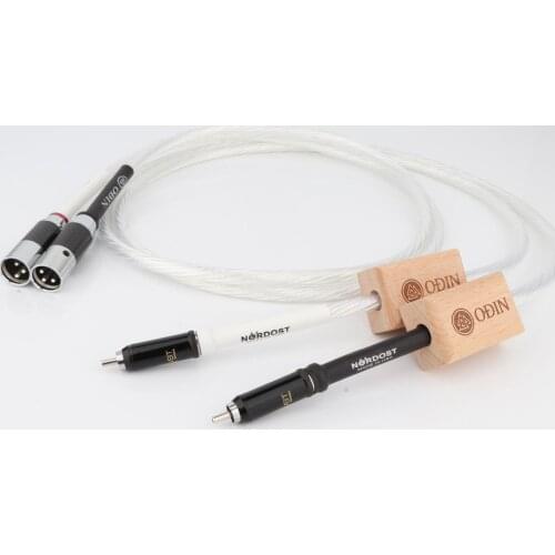 High Quality HiFi Hi-end Silver Plated shield Hifi Data Cable ODIN NORDOST Male Female RCA XLR Audio Cable Extend Cord Wire