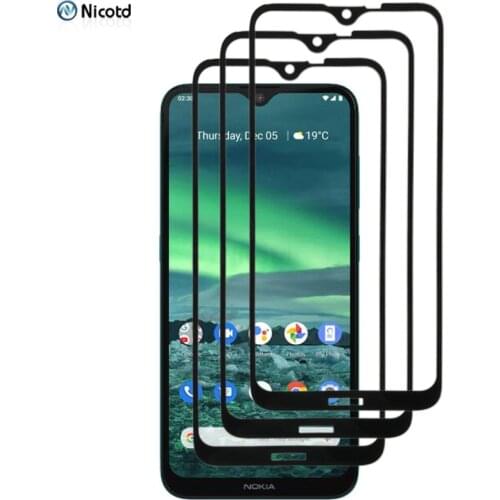 3Pcs/lot Full Cover Screen Protector For Nokia 2.3 1.3 5.3 8.3 5G Premium Protection Glass Film For Nokia 7.2 6.2 4.2 3.2 2.2