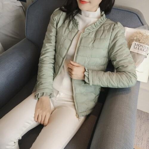 Woman Short Fund Cotton-padded Clothes Korean Show Cotton Loose Winter Back Season Promotion Small Cotton-padded Jacket