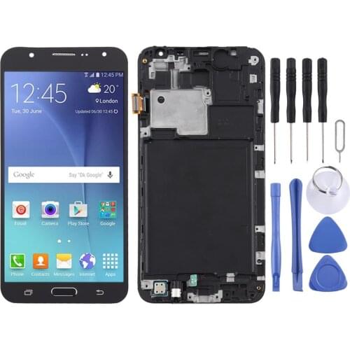 TFT Material LCD Screen and Digitizer Full Assembly with Frame for Galaxy J7 (2015) / J700F