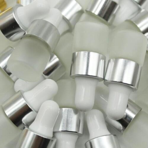 100pcs/lot 1ml 2ml 3ml 5ml Clear Frosted Glass Dropper Bottle Jars Vials With Pipette For Cosmetic Perfume Essential Oil Bottles