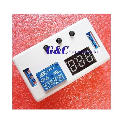 12V LED Automaon Delay mer Control Switch Relay Module + case diy electronics