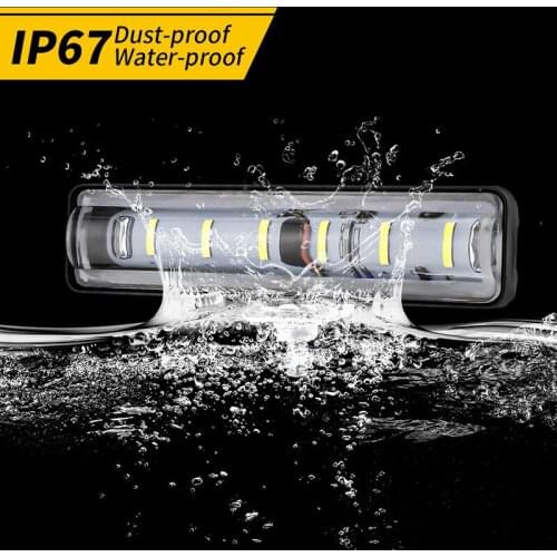 2020 new 12V-60V LED Universal Super Bright Car LED Work Lights DRL Daytime Running Lamp Waterproof