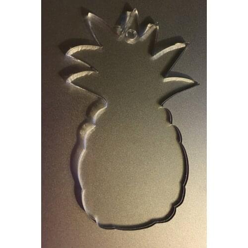 Pineapple Acrylic Blanks For Vinyl - 3 INCH TALL - Plexiglass, Laser Cut, Polished Edge