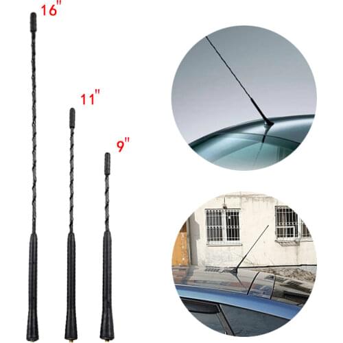 Universal Car Antenna Car Roof Mast Whip Stereo Radio FM/AM Signal Aerial Amplified Antenna for Benz BMW Honda Audi Tesla VW
