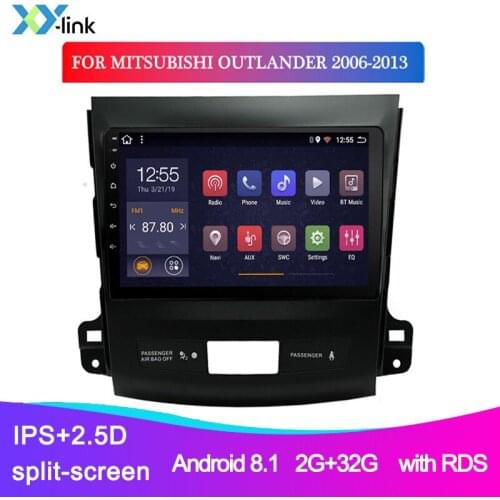 Android Car Multimedia player GPS Navigation system For Mitsubishi Outlander 2006-2013 radio aduio stereo bt accessories 1 din