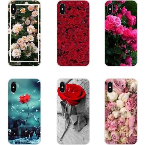 For Motorola Moto X4 E4 E5 G5 G5S G6 Z Z2 Z3 G3 G2 C Play Plus Beautiful Garden Red Roses Flowers Accessories Phone Cases Covers