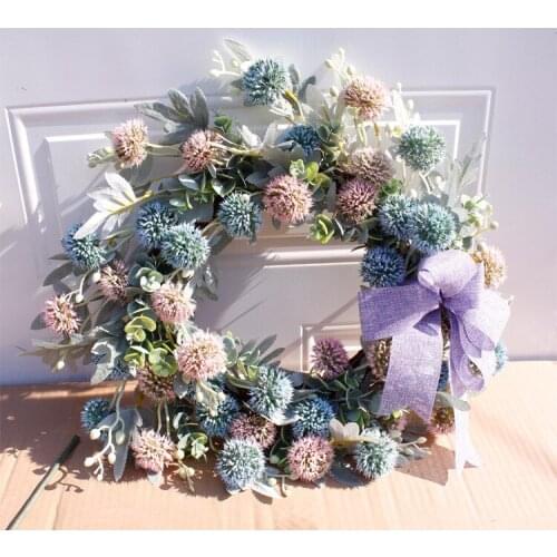 Front Door Wreath Decoration Mariage Wedding Party Farmhouse Wall Decor Farm House Flower Wreath Floral Artificial Wreaths