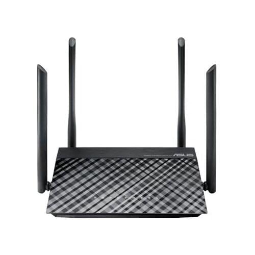 ASUS AC1200 Dual-Band Wi-Fi Router with four 5dBi antennas and Parental Controls