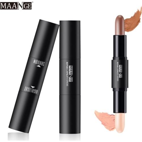 MAANGE Brand Highlighter Concealer Stick Shadow Repair Pencil Bronzer Contour Cream 3D Brightener Face Makeup Cosmetics