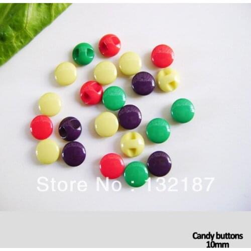 Multiple colors 10mm plastic buttons for children / kids sewing buttons bt27
