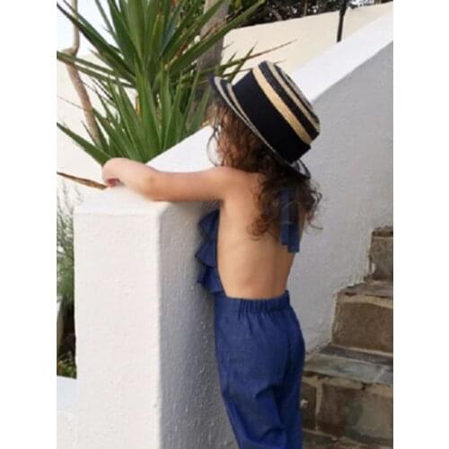 Girls New Design Hot Sale High Elastic Fashion Blue Jeans Trousers Full Length Spring Summer Pants