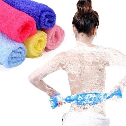 Mesh Bath Shower Brush Body Washing Clean Exfoliate Puff Scrubbing Towel Cloth Scrubber Soap Bubble For The Bath Like Loofah