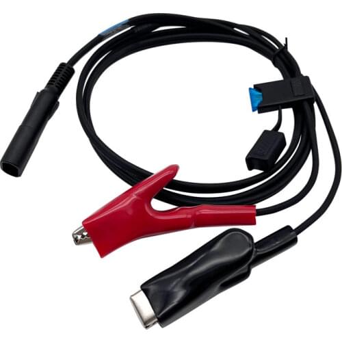 A00400 Power Cable for TRIMBLE TOPCON LEICA With Heavy Duty Alligator Clips Wired To Female 2-pin Connector High Quality