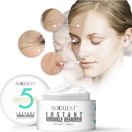 AuQuest 20g Beauty Face Cream 5 Seconds Wrinkle Remover Anti Aging Moisturizer Instant Firming Facial Skin Care Product