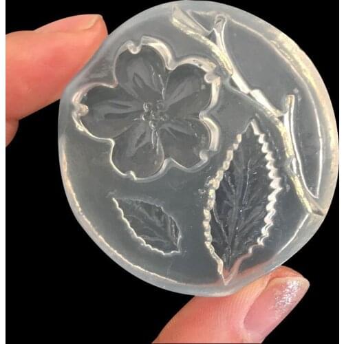 1pcs Cherry Blossom Flower Branch Leaf Small Template Decorative Handmade Ornaments DIY Jewelry Resin Mold Silica Gel Mold