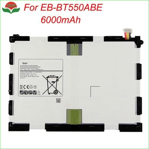 2pcs/lot Original Quality EB-BT550ABA EB-BT550ABE Battery FOR SAMSUNG Galaxy Tab A 9.7 SM-T550 SM- T555 Battery Replacement