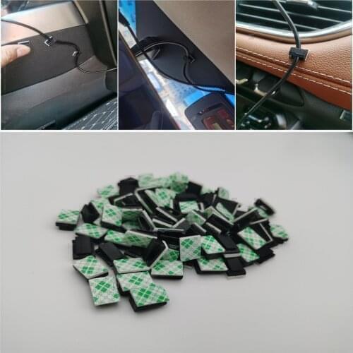 40pcs Car Wire Clip Stickers for Chery A1 A3 Amulet A13 E5 Tiggo E3 G5 For Jaguar XF XFL XE XJ XJL F-Pace X761