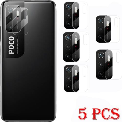 5Pcs For Xiaomi Poco F3 M3 Pro X3 Pro NFC Camera Lens Protector Tempered Glass Screen Protective Glass Poco F3 X3Pro X3NFC Film