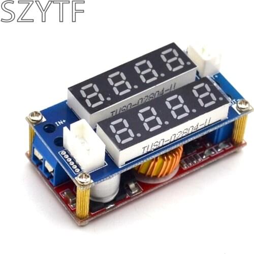 5A Adjustable Power CC/CV 2 in 1 XL4015 Step-down Charge Module LED Driver Voltmeter Ammeter Constant current constant voltage