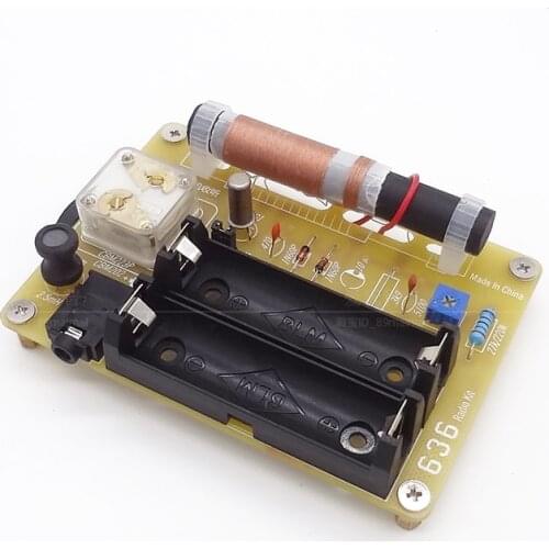 636 single transistor semiconductor Radio circuit board, Diy kit assembly, Small parts production, Radio circuit board