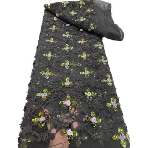 African Tulle Lace Fabric 2021 High Quality Lace French Net Lace Embroidered Nigerian Lace Fabrics For Party Sewing r20-67