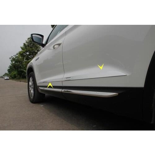 Stainless Steel Car specially designed the door border to be decorated For SKODA KODIAQ 2017 2018