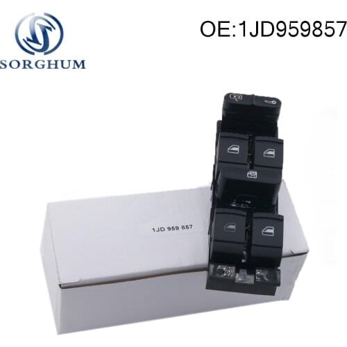 1JD959857 Electric Power Window Switch For Bora B5 Seat Leon Toledo 2000-2009