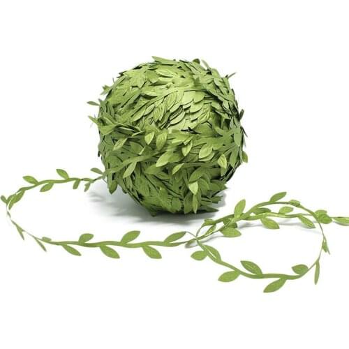 Fake Willow 7/10M Simulation Artificial Leaves Garland Green Leaf Cane Wedding Decoration Set Willow Plant Hanging Garden Decor