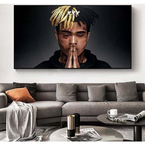 Dope rapper Canvas Painting Rapper Star Poster Hip Hop Art Painting Moder Wall Decor Posters Wall Pictures for Home Design