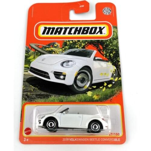 2021 Matchbox Cars 2019 VOLKSWAGEN BEETLE CONVERTIBLE 1/64 Metal Diecast Collection Alloy Model Car Toy Vehicles