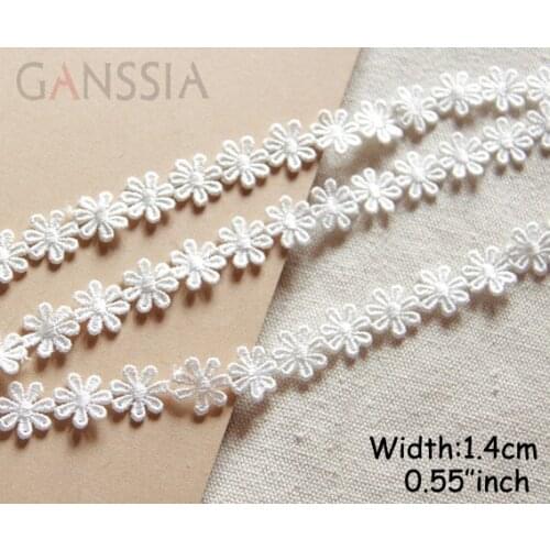 1yard Width: 1.4cm Sweet Flowers Lace Trim for Scrapbooking Garment Lace Accessories(ss-301)