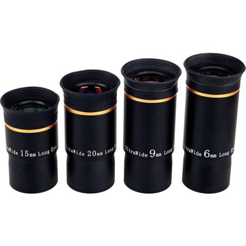 Datyson 6mm Telescope Eyepiece 66 Degree Ultra Wide Angle Fully Mutil Coated 1.25 Inch Ports Offer 9mm 15mm 20mm to Choose