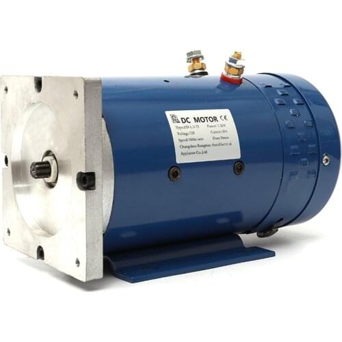 Factory Direct 60V 72V 1.3kw DC Motor Power Unit Motor Copper Wire Movement Oil Pump Motor The Brush DC Motor Electrical Iso9001