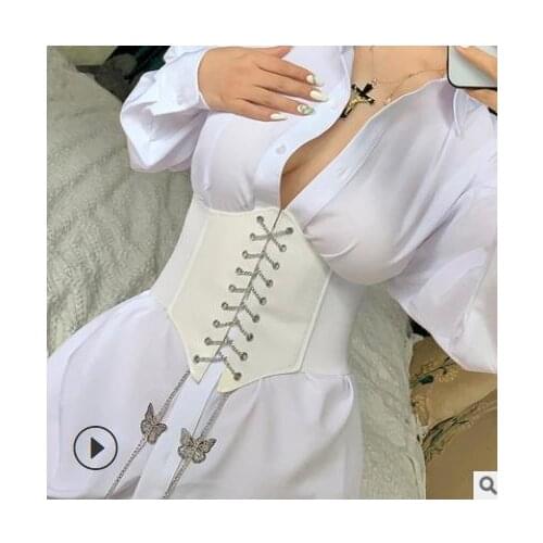 Sexy Corset Underbust Women Gothic Corset Top Curve Shaper Modeling Strap Slimming Waist Belt Lace Corsets Bustiers Black White