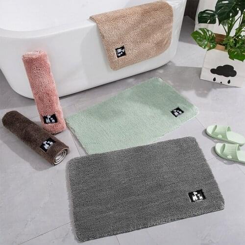 Thicken Soft Bathroom Anti-slip Mat Bedroom Carpet Bathroom Kitchen Door Mat Hotel Carpet