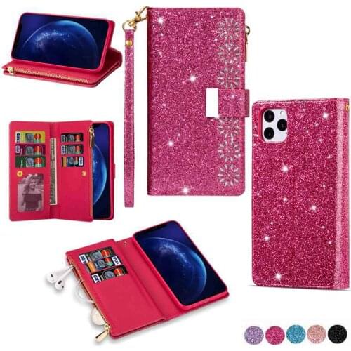 Protective Leather Wallte Case For iPhone 12 Pro Max 11Pro SE2020 X XS XR XSMax 8Plus 7Plus 6 New Fashion Multi Card Wallte Case