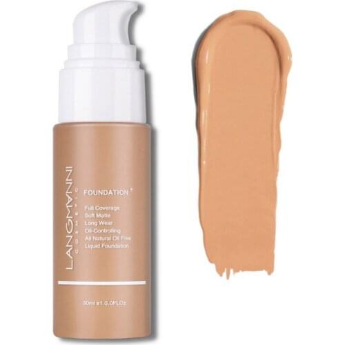 Liquid Foundation Moisturizing Cover Blemishes Waterproof Foundation Liquid Makeup Base Maquiagem Profissional Completa