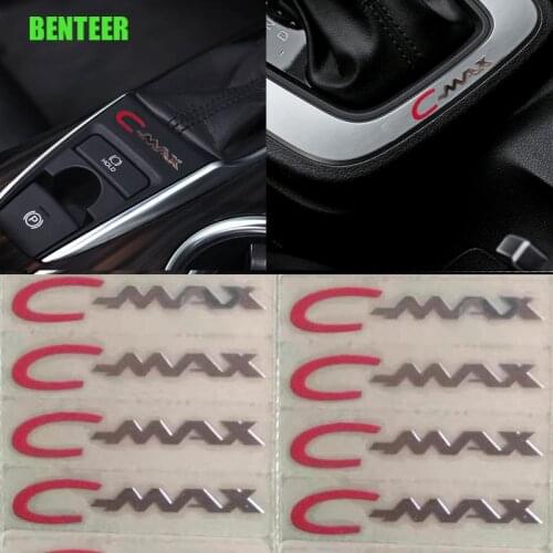 2pcs Stainless Steel Car Interior Sticker For Ford Cmax C-MAX
