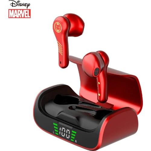 2021 Disney Marvel TWS Bluetooth headset ultra long standby 5.0 one and two ear sports wireless headset
