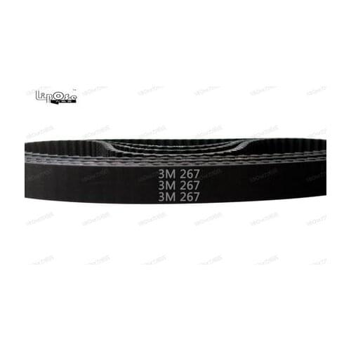 4pcs/lot 267-HTD3M-17mm Timing belt length 267mm width 17mm pitch 3mm Neoprene Rubber HTD 3M STD S3M belts for electric planer