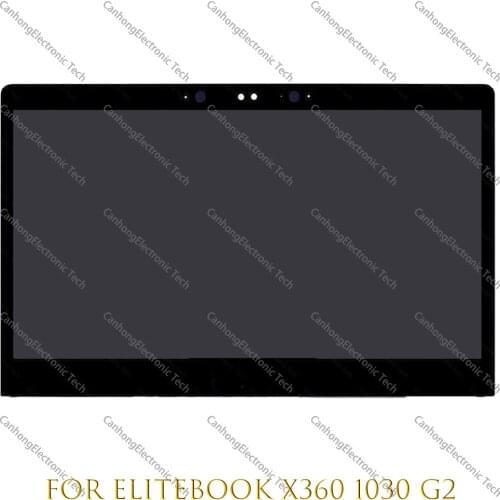 917928-001 13.3" FHD 1920X1080 For HP EliteBook X360 1030 G2 LCD Screen Touch Digitizer Replacement Assembly With Broad