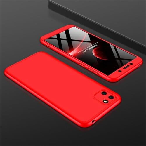 Huawei Y5P 2020 Case 360 Full Protection Matte Hard Cover Case For Huawei Y5P Y6P Y7P 2020 Hybrid Shockproof Case + Glass Film