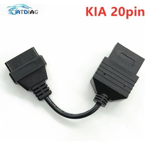 1pcs For KIA Sportage Diagnostic Cable 20 pin to 16pin Car Diagnostics Adapter 20 pin for KIA 20pin OBD2 Car Connector