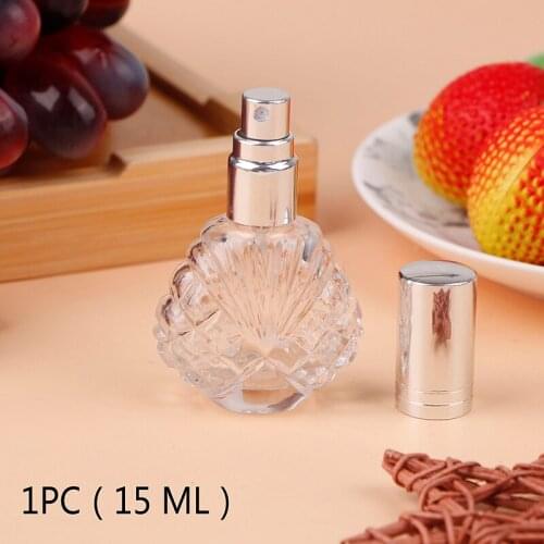 15ml Travel Portable Clear Refillable Bottle Perfume Glass Empty Pump Bottle Spray Atomizer Cosmetic Containers