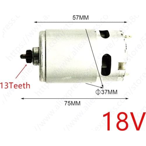 13 Teeth Motor 18V Replace for BOSCH GSR 18-2-LI GSB 18-2-LI GSR18-2-LI GSB18-2-L1 PSB 1800 LI-2 PSB1800 LI-2 screw driver
