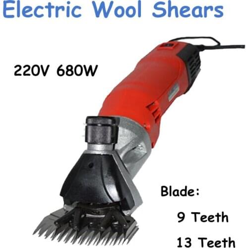 Electric Scissors 220V 680W Electric Clipper Sheep Coat Pet Sheep Grooming Wool Shears Shearing Machine